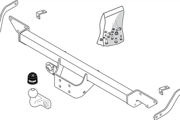 Vetokoukku kiinteä Fiat Ducato 2010- - Image 2