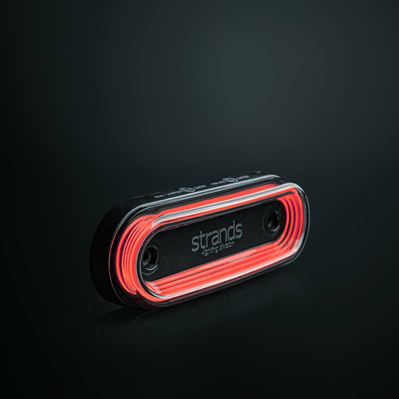 Kuvassa Punainen Äärivalo Strands FOR9T Gravity