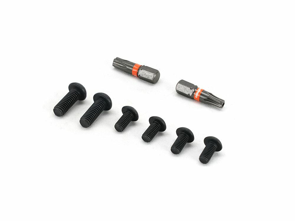 Kuvassa Varkaudenestosarja (rekisterikilven kiinnike) - Lazer Glide