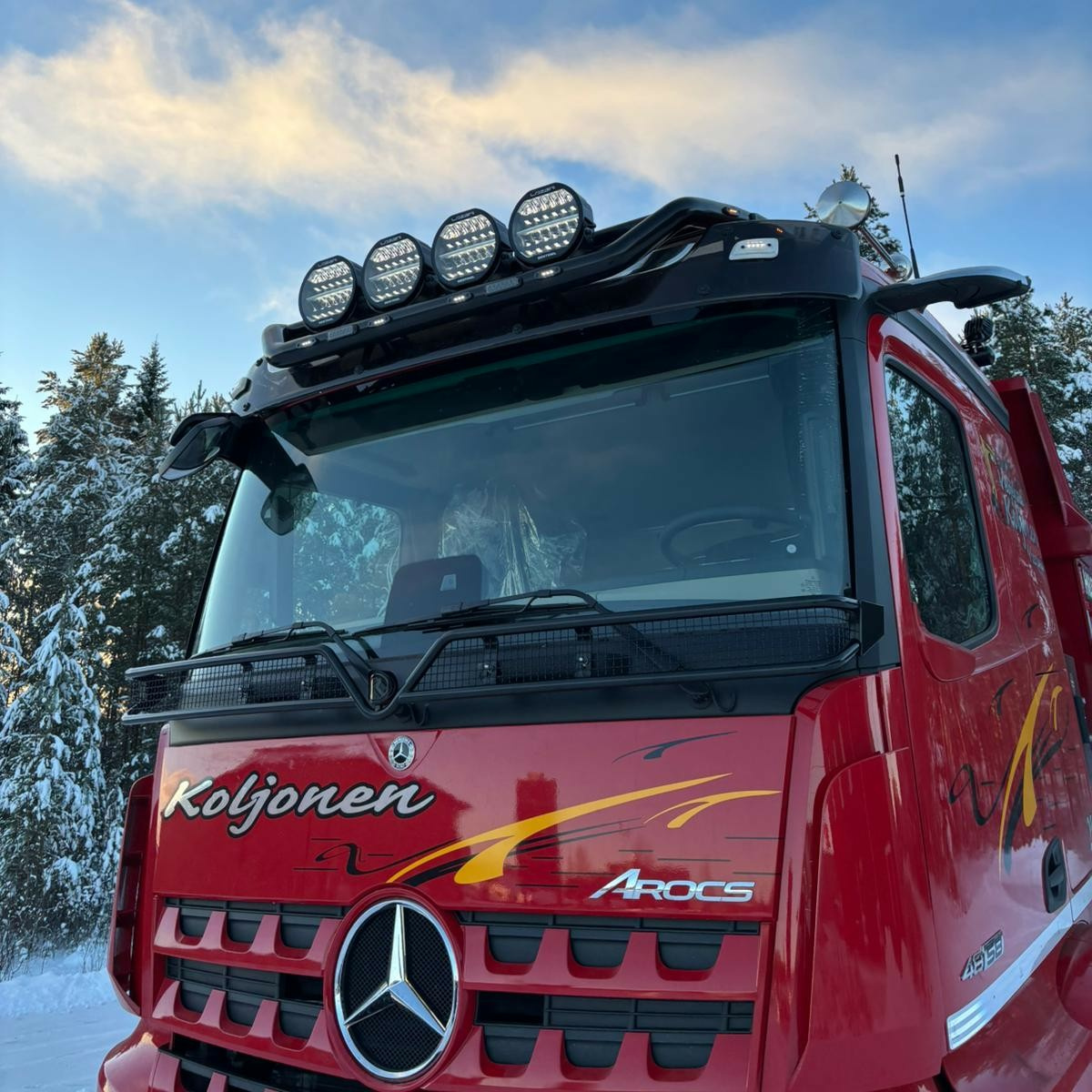 Lintuverkko verkolla MB Actros/Arocs 2.3m