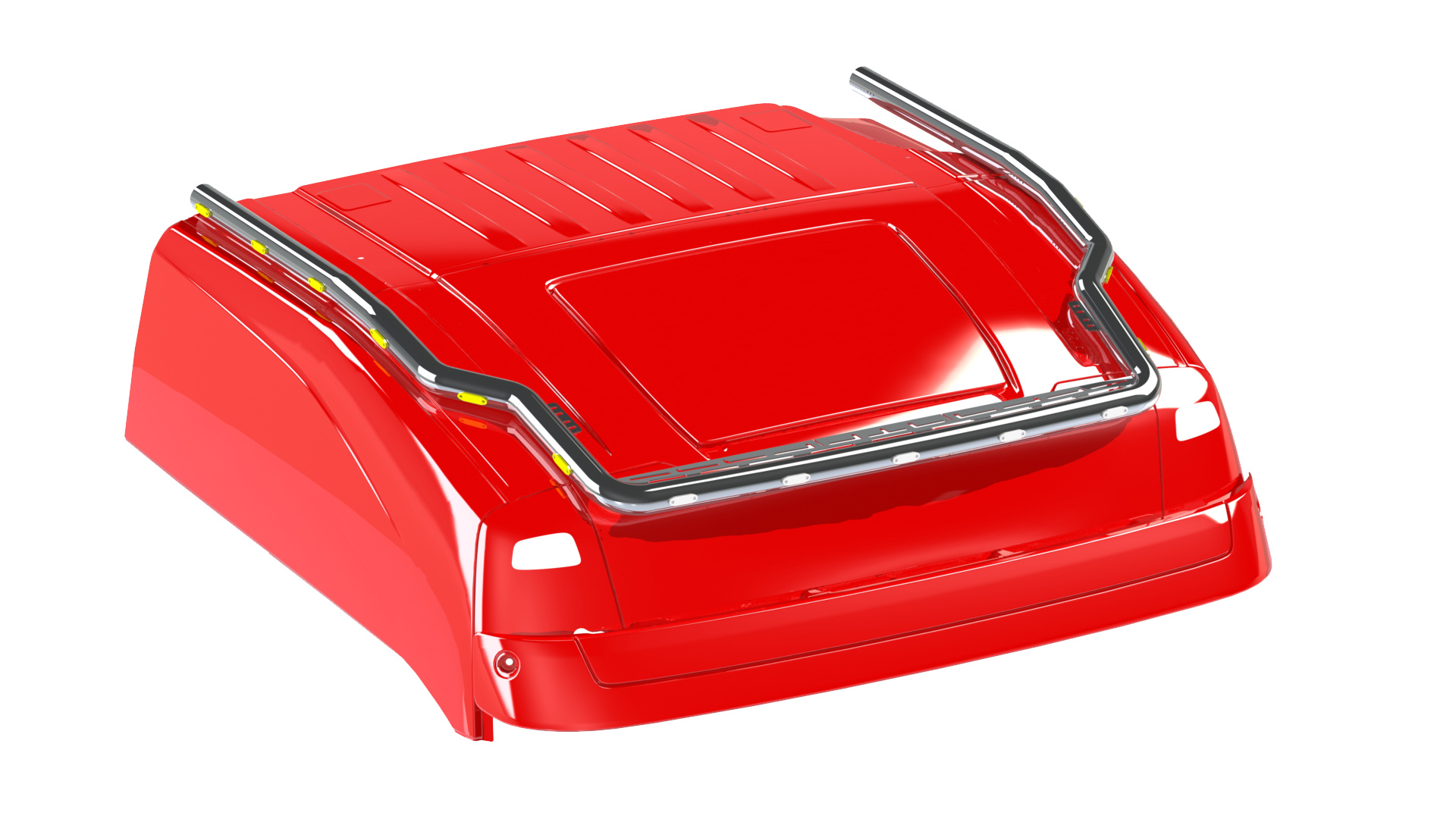 Kuvassa Lisävaloteline katolle Basic Long V08 Volvo FH4- Globe