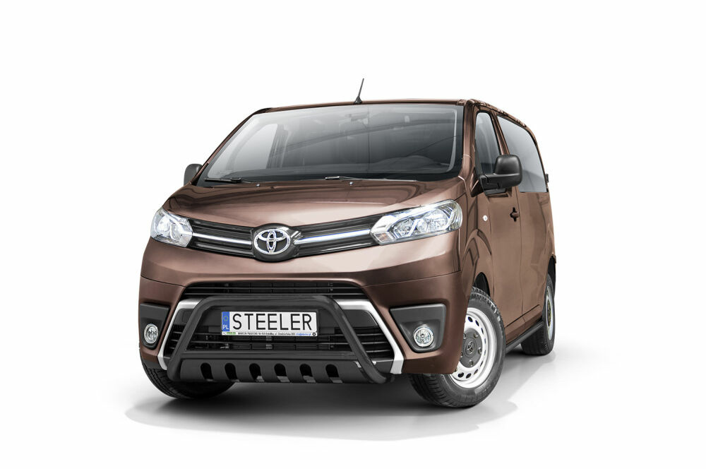 Kuvassa Lisävalotelineet Toyota Proace 2016-, Musta