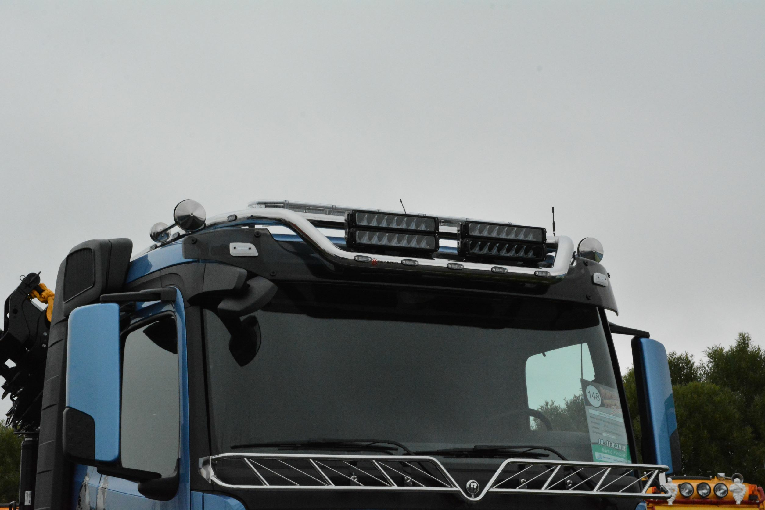 Lintuverkko puikoilla MB Actros/Arocs 2.3m