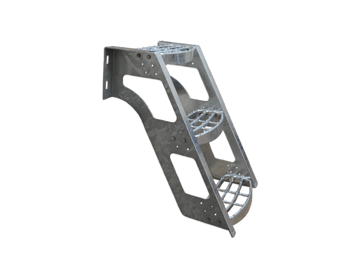 Nousuportaat 3 askelmaa kuumasinkitty - Image 2