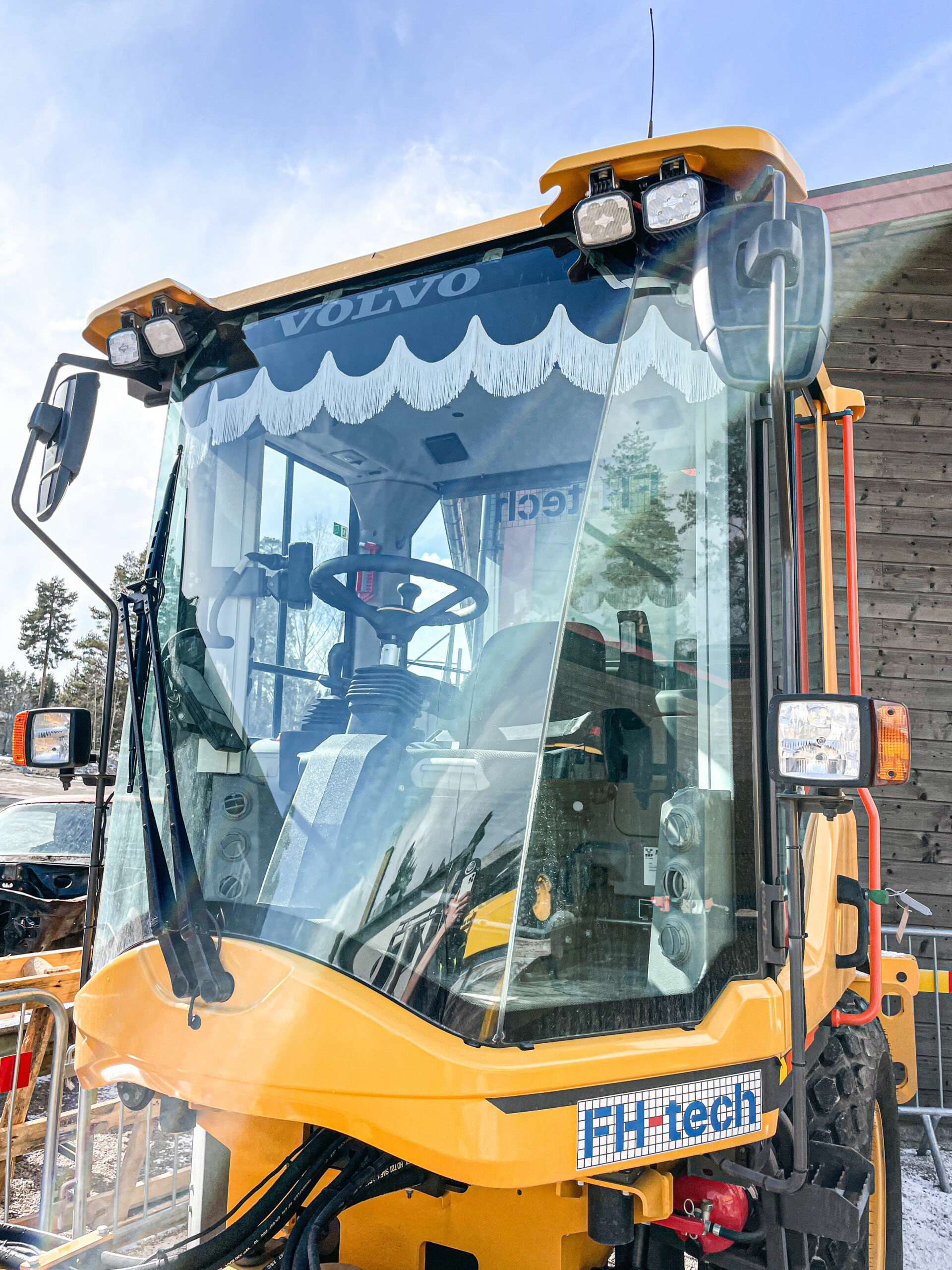 Verhokappa hapsuilla Volvo SD75B - SD160B